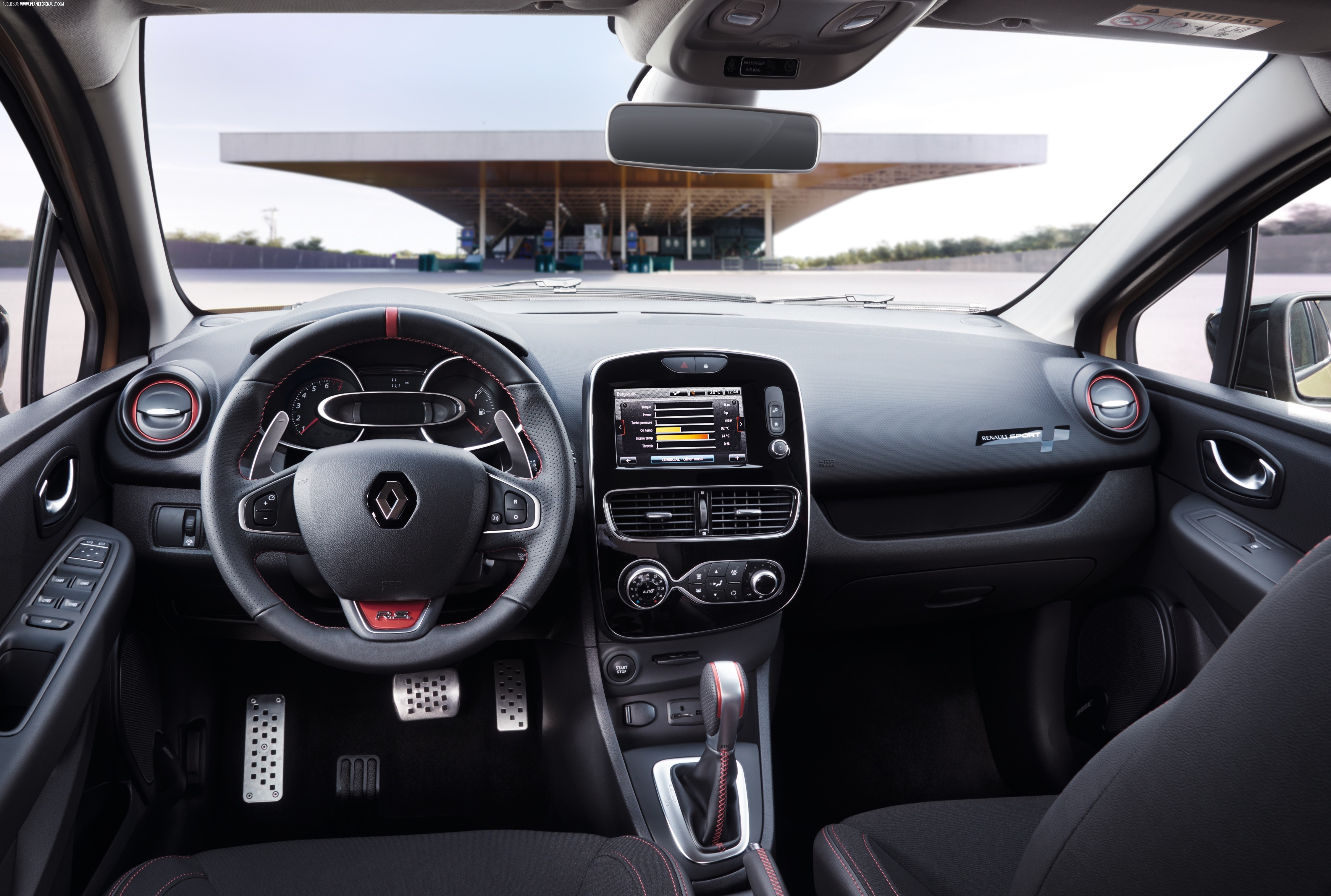4RS2] Références Renault des monogrammes et logos noirs (idem Clio RS18 ou  option Black pack) - Clio RS Concept ®