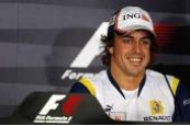 Alonso visera le podium en Chine