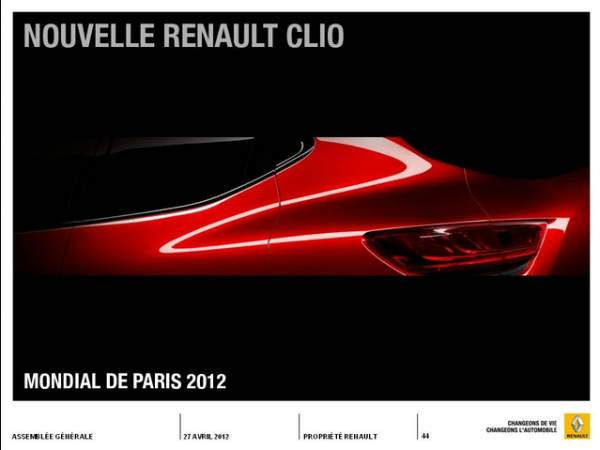 Renault lance le premier teaser de la Clio 4