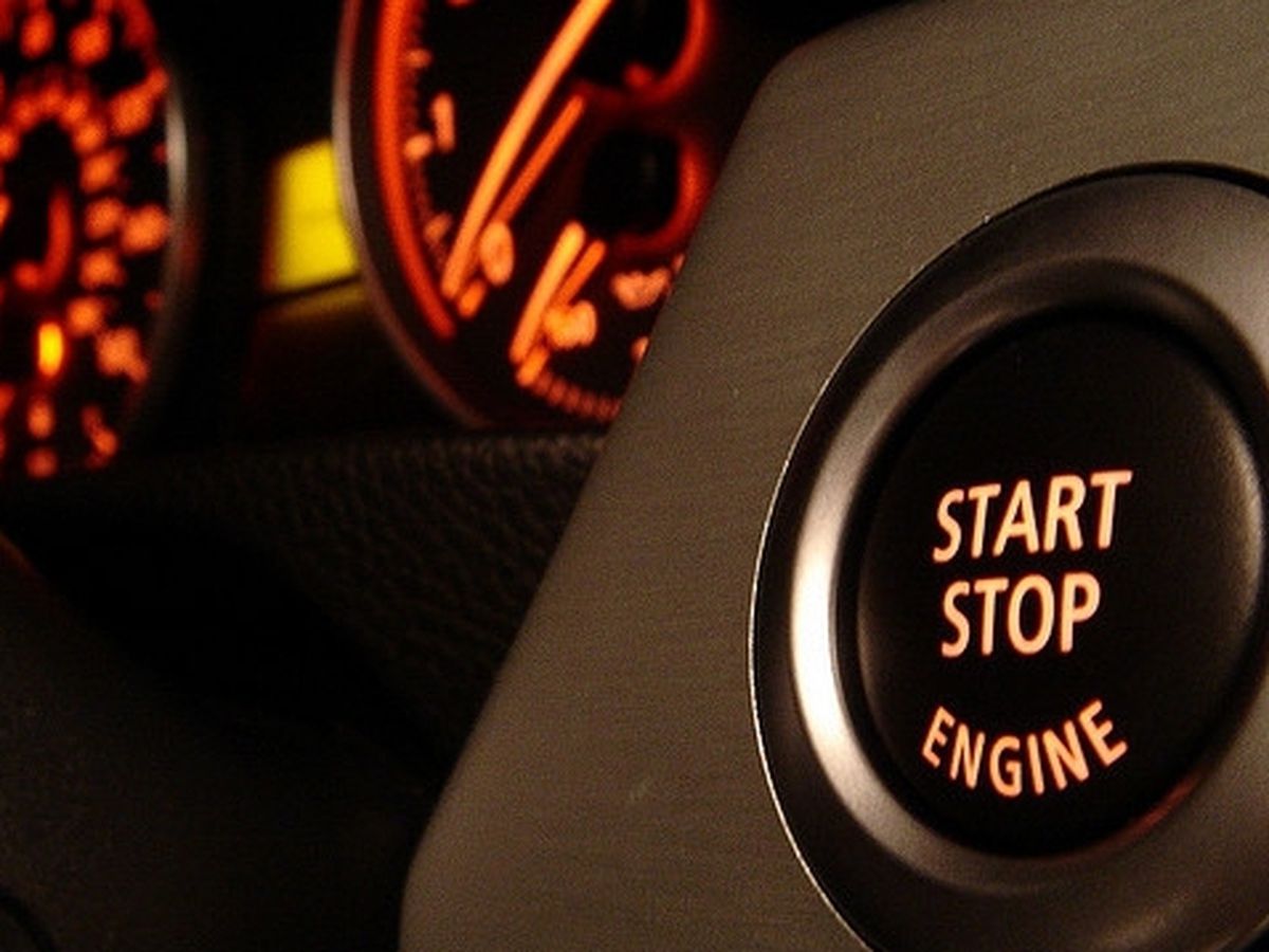 Interieur Bouton Start Stop endommagé