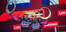 Esteban Ocon et Pierre Gasly sur le podium au Br&eacute;sil !