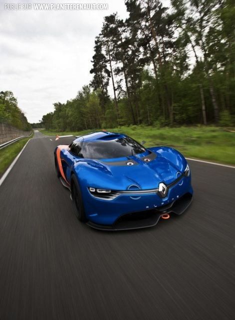 Concept-car Alpine A110-50 vue de face