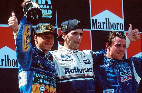 Victoire Damon Hill en Espagne 1994