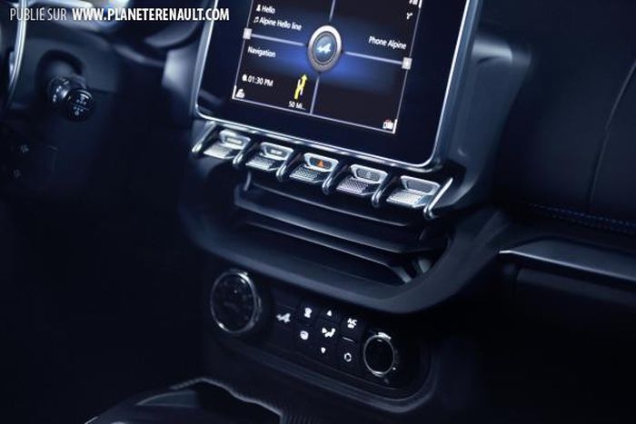 Alpine A110 intérieur