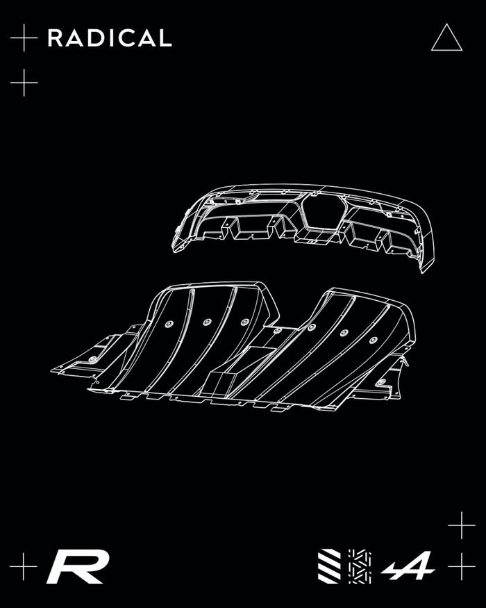 Nouveau diffuseur pour cette version radicale