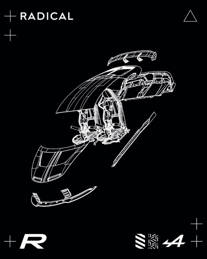 Des croquis dévoilés par Alpine pour son A110R