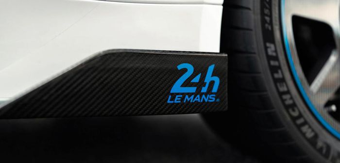 L'aileron de l'A110 R Le Mans.