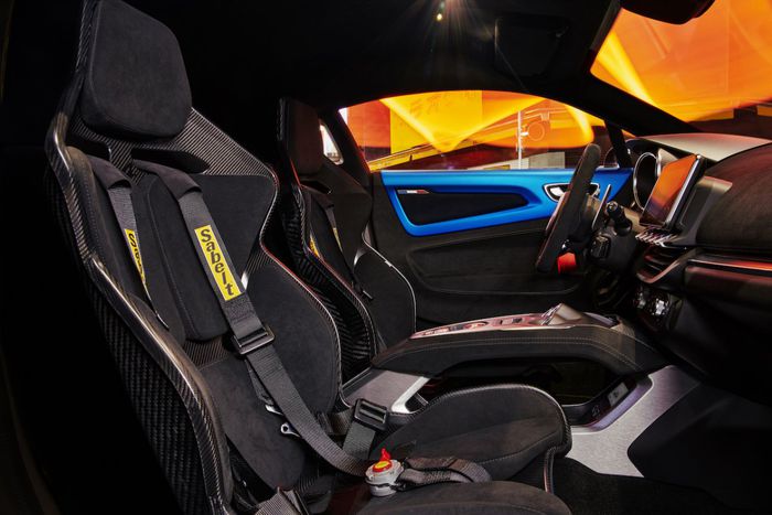 L'intérieur de cette Nouvelle Alpine A110 R