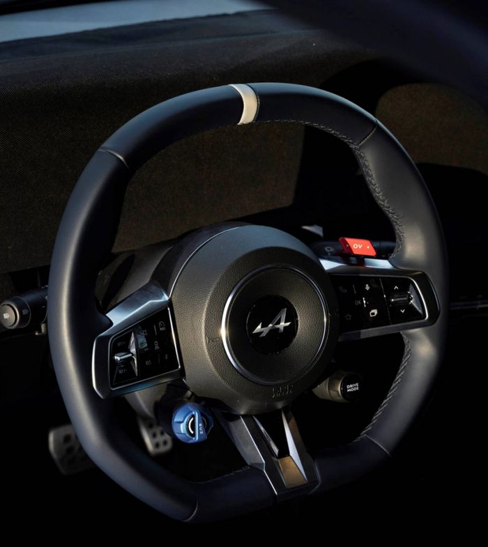 Le volant de l'Alpine A290