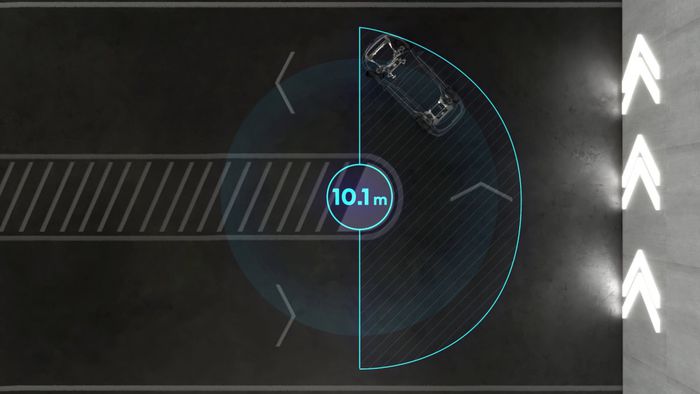 Le Renault Austral bénéficie d'un rayon de braquage de 10,1 m de trottoir à trottoir