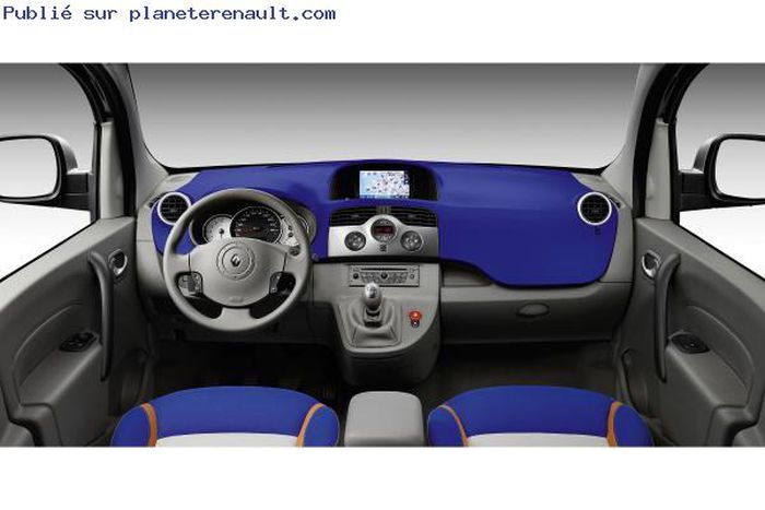 Intérieur bleu Nouveau Renault Kangoo BeBop