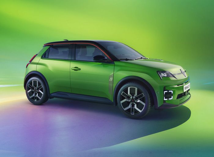 Nouvelle R5 électrique Vert Pop