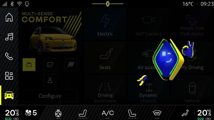 OpenR Link et avatar Reno sur la nouvelle R5 électrique