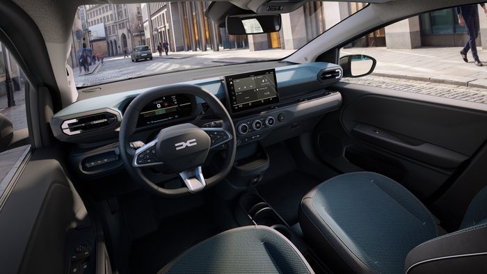 Intérieur nouvelle Dacia Spring 2026