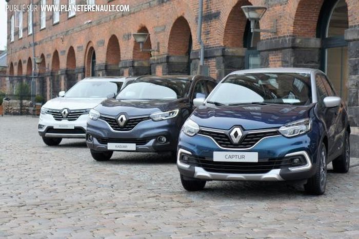 La famille SUV au complet: Captur, Kadjar, Koleos