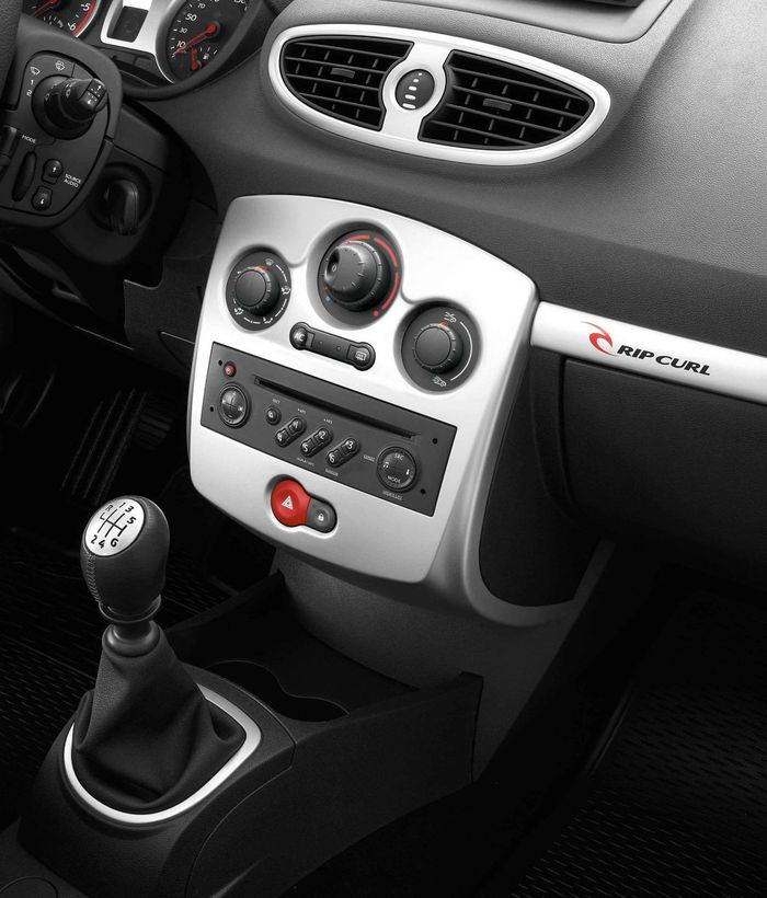 Clio 3 Rip Curl 2008 intérieur