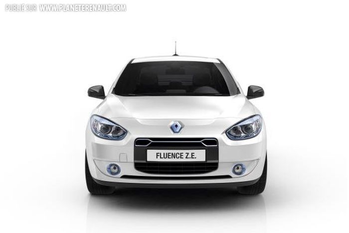 La Renault Fluence ZE de face