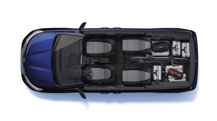 Modularité Renault Kangoo 7 places