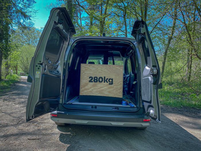 Une capacité de chargement de 3,3 m3 pour 650 kg