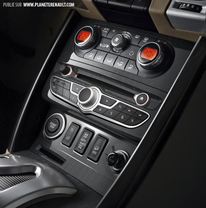 Console centrale Renault Koleos 2011