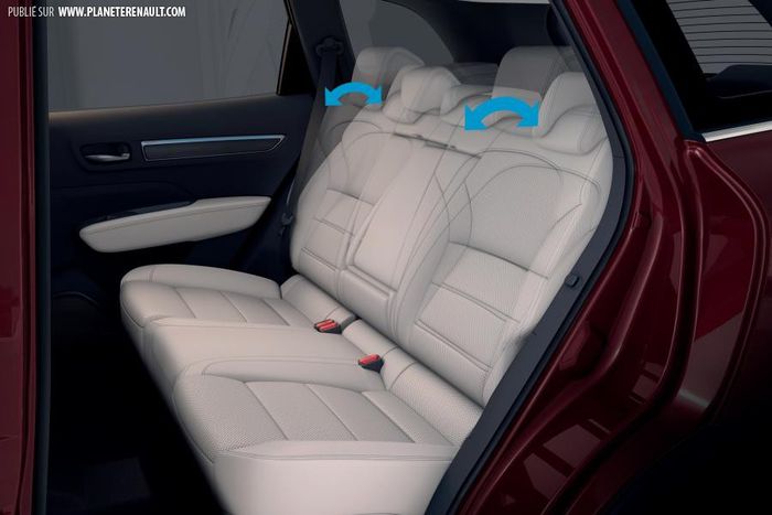 Koleos 2019 Renault sièges arrieres