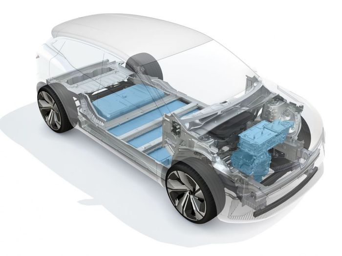 La plateforme CMF-EV, de la nouvelle Renault Mégane