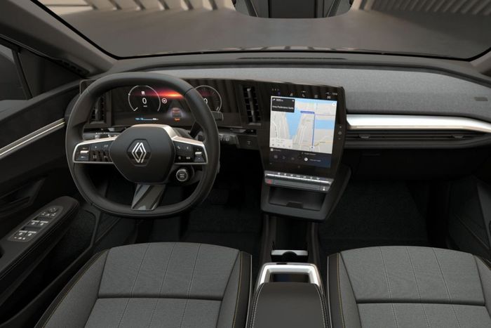 La planche de bord de la Renault Mégane E-Tech dans son degré de finition Techno