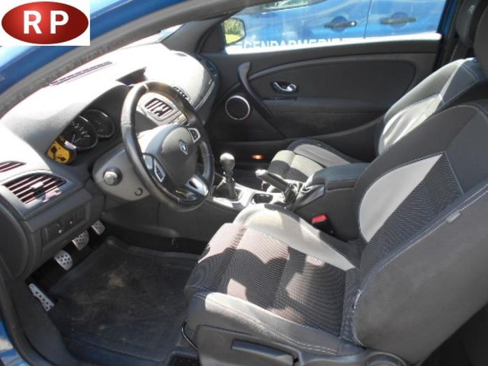 Intérieur Mégane RS gendarmerie