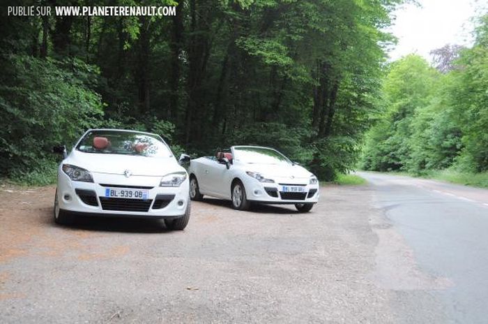 Nos deux Mégane 3 CC