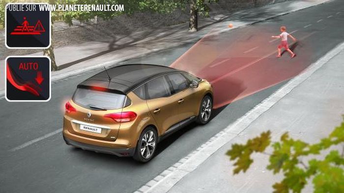 Nouveau Scénic 4 Aides à la conduite