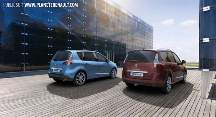 Arrière Scénic 3 génération 2012