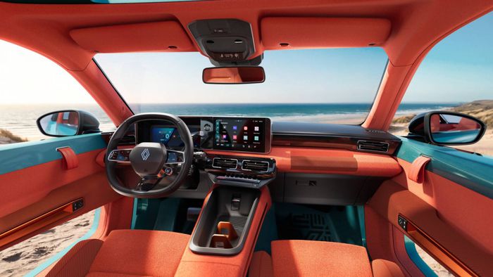 Int&eacute;rieur Renault 4 JP4X4 Concept 2026