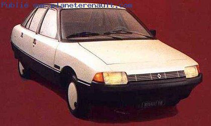 1:43 FRANSTYLE Renault Eve 1981 White Black FRANSTYLE0029