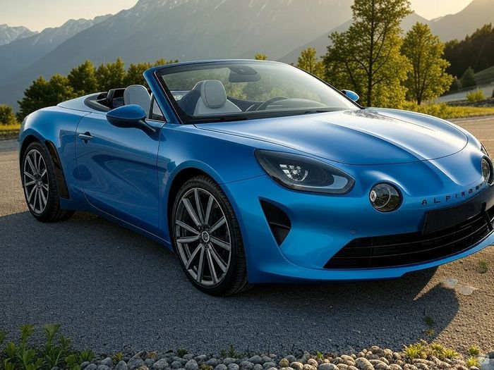 Future Alpine A110 Cabrio 2026 imaginée