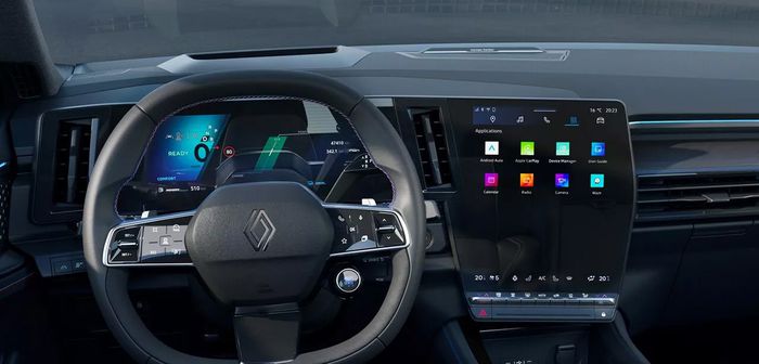 Intérieur et tableau de bord Renault Rafale