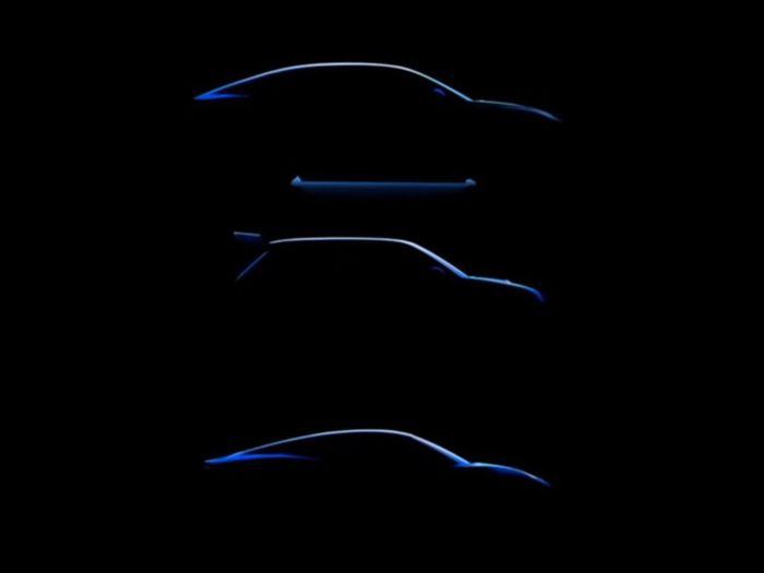 Les silhouettes des futurs modèles Alpine