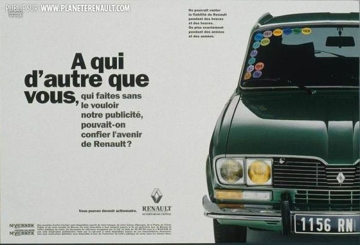 Publicité Renault 16
