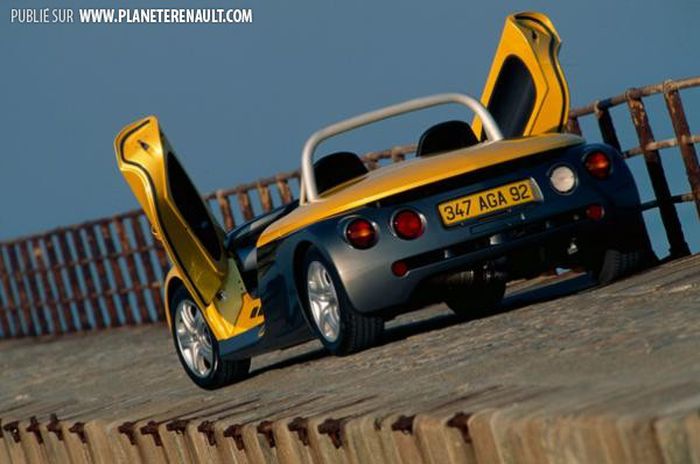 Spider Renault vue de arrière