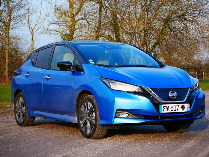 La Nissan Leaf dans son degré de finition Tekna