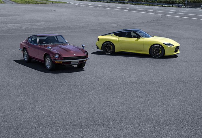La future Nissan Z et la Datsun 240Z de 1969