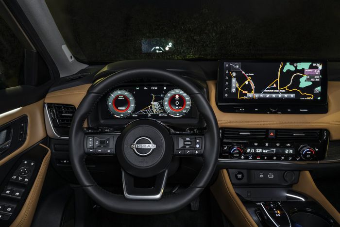 Le volant avec ses nombreux boutons