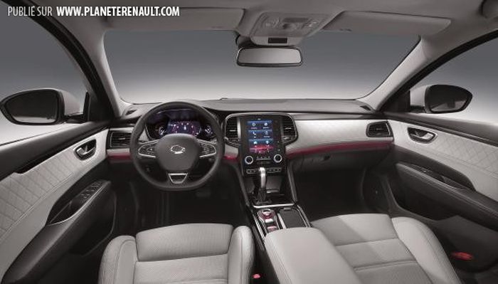 L'habitacle de la Samsung SM6 identique à la Talisman