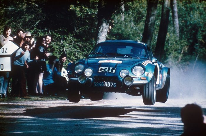 Alpine A110 en rallye