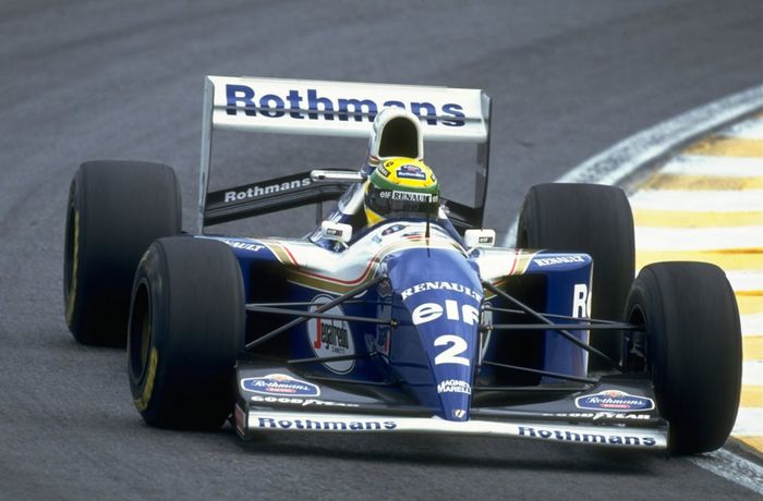 Ayrton Senna sur sa Williams-Renault en 1994