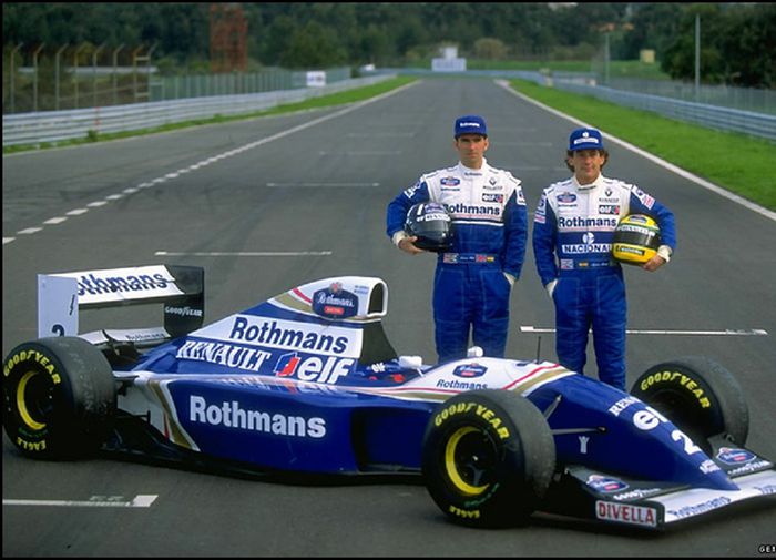 Hill et Senna en 1994