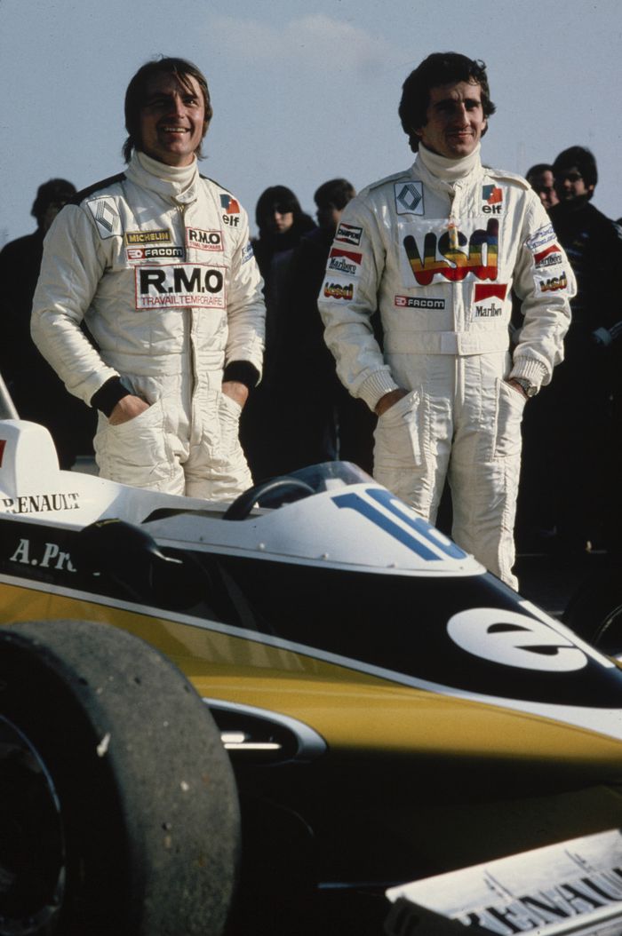 Prost et Arnoux en 1981 chez Renault