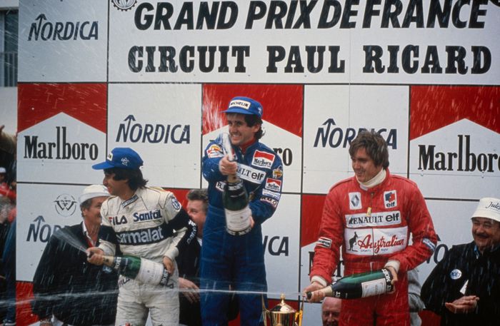 Alain Prost au GP de France