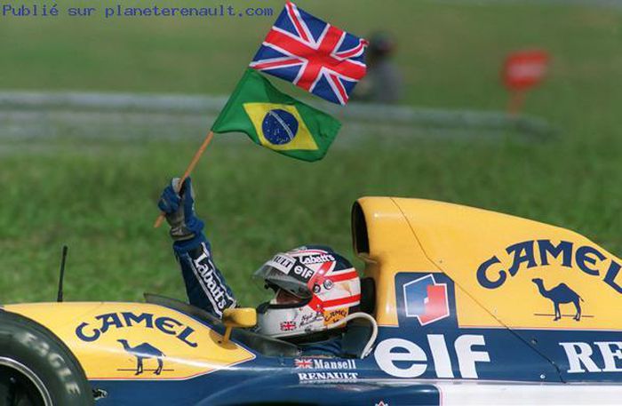 Nigel Mansell victoire en Grand Bretagne