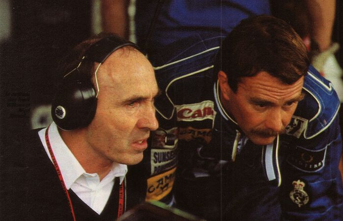 Franck Williams et Nigel Mansell 1992