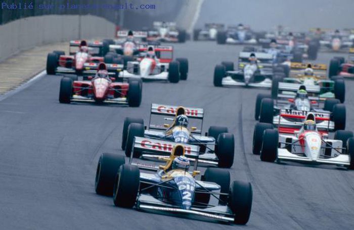 Départ F1 Prost Hill